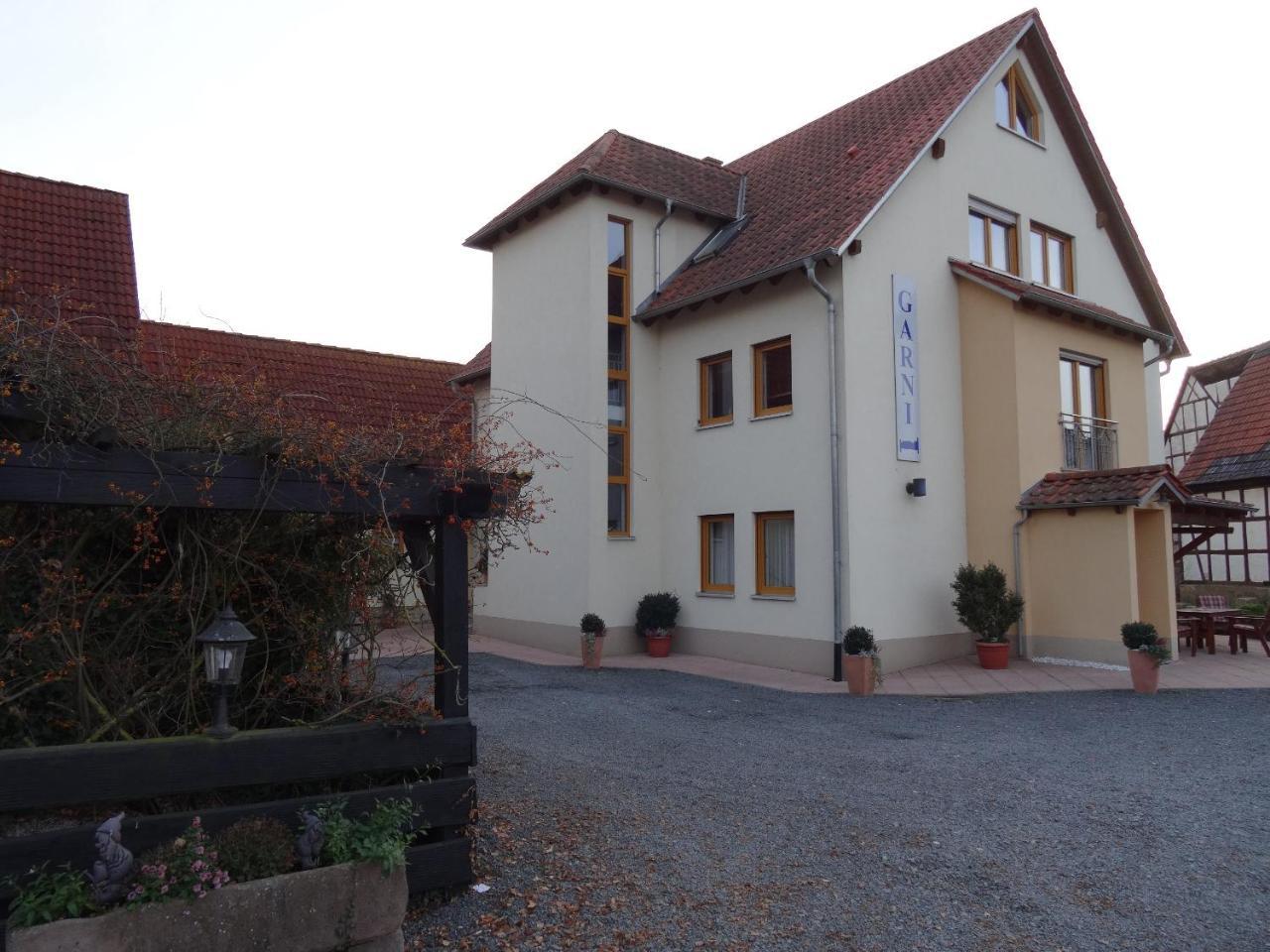 Apartamento Restaurant - Garni Bei Peppo Ebern Exterior foto